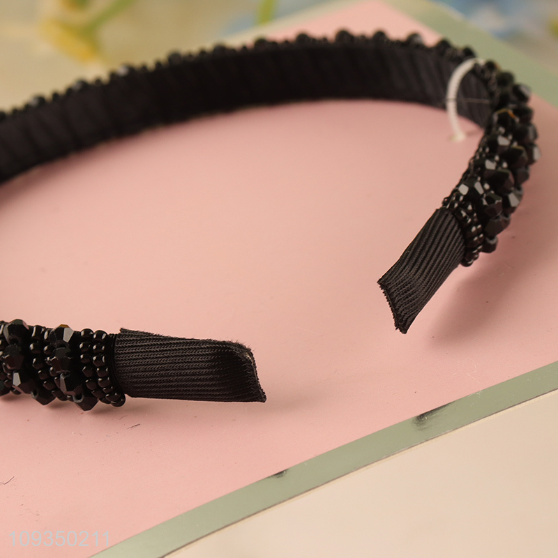 China supplier black hair accessories hair hoop for women
