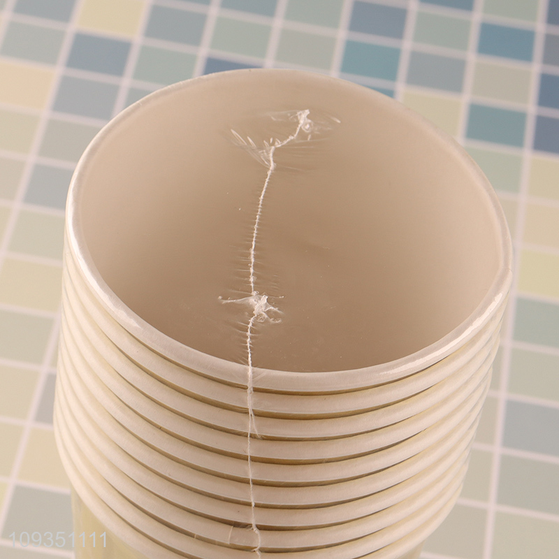 Top selling round disposable 10pcs paper cup