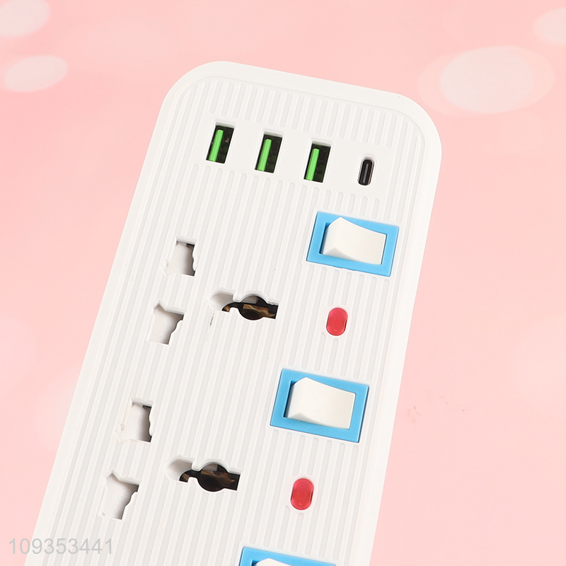 Low price main control switch socket multi-hole power strip