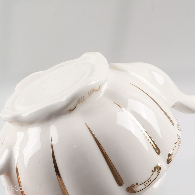 Top quality ceramic 800cc tea pot coffee pot
