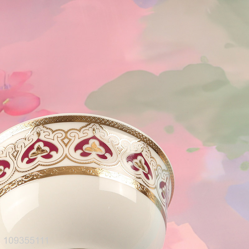 Good selling round 4-inch ethnic pattern bowl