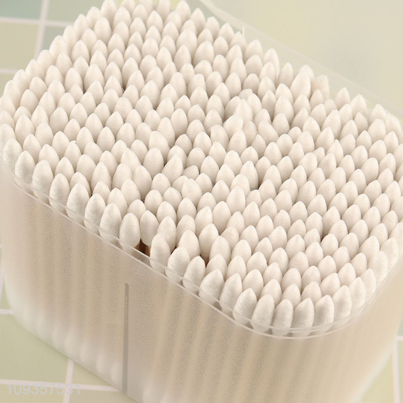 Wholesale plastic rod cotton swab cotton buds