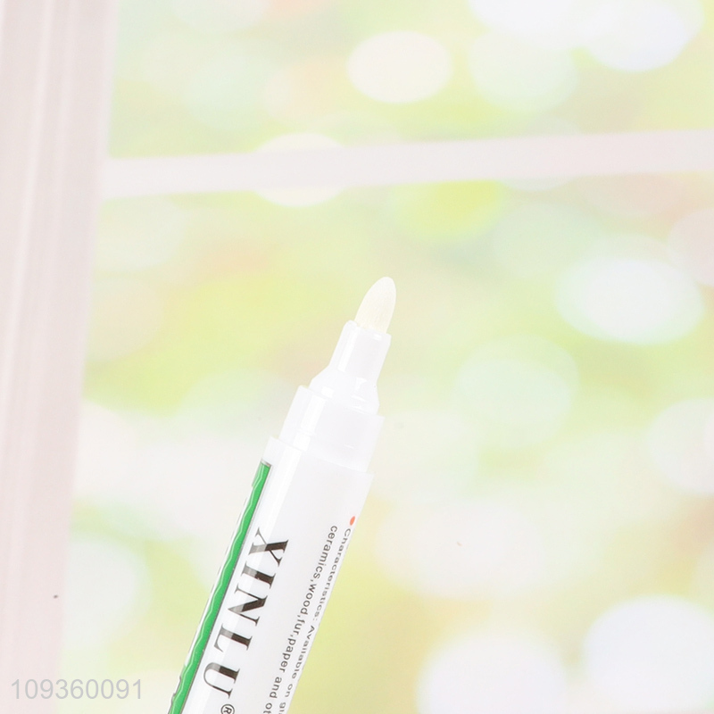 Latest products   12pcs white permanent marker set