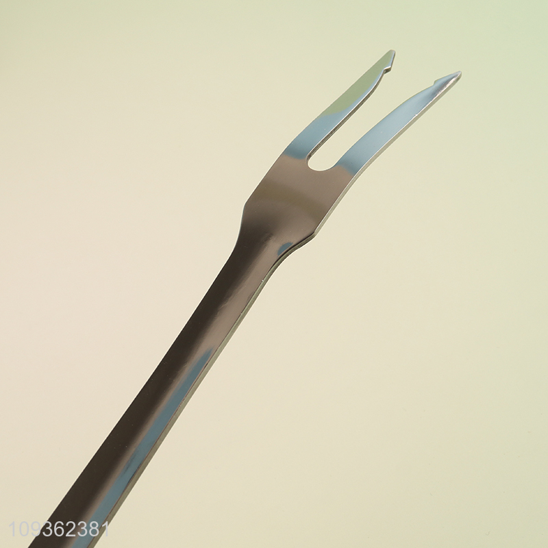 Factory supply long handle barbecue fork meat fork