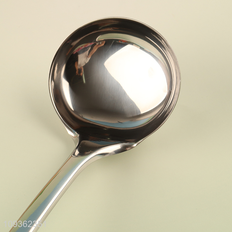 Good price kitchen utensil long handle soup ladle