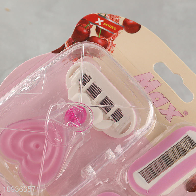 China supplier soft care razor ladies razor