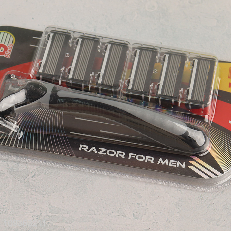 New arrival men comfort strip 6blades razor