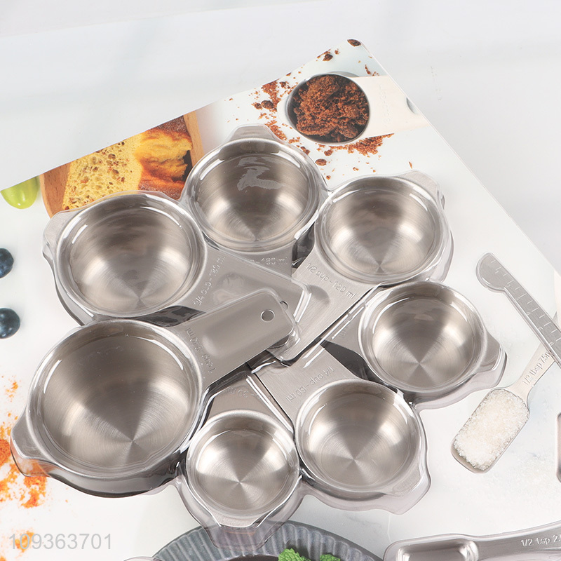 Top products 16pcs stainless steel measuring set