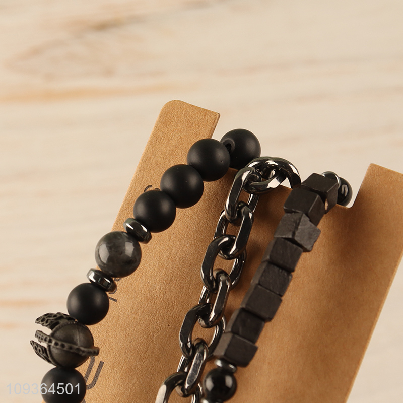 Good price 3pcs fashion jewelry alloy bracelet for gifts