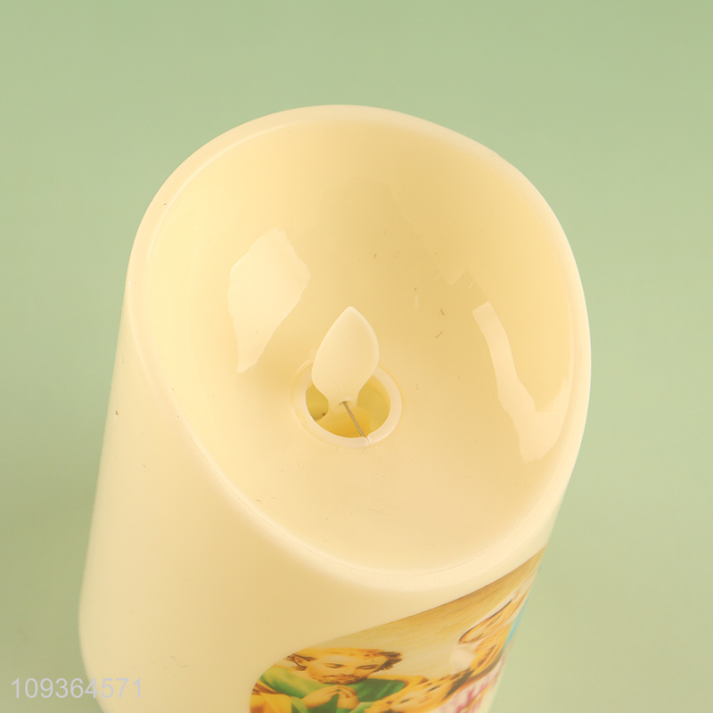 Low price plastic home decoration led candle