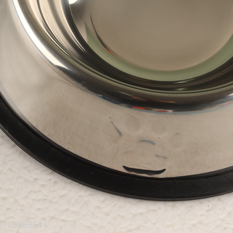Low price stainless steel pet feeding pet dog bowl