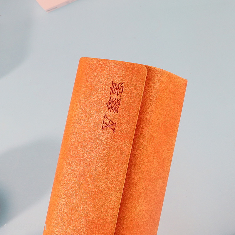 New arrival orange pu glasses case glasses box