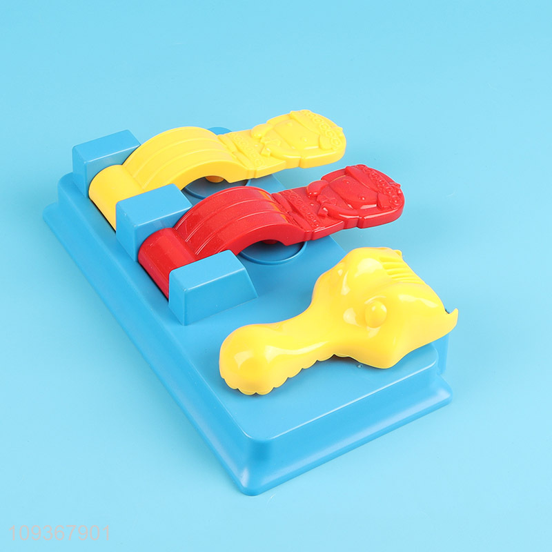 New style plasticine toys diy burger machine toys