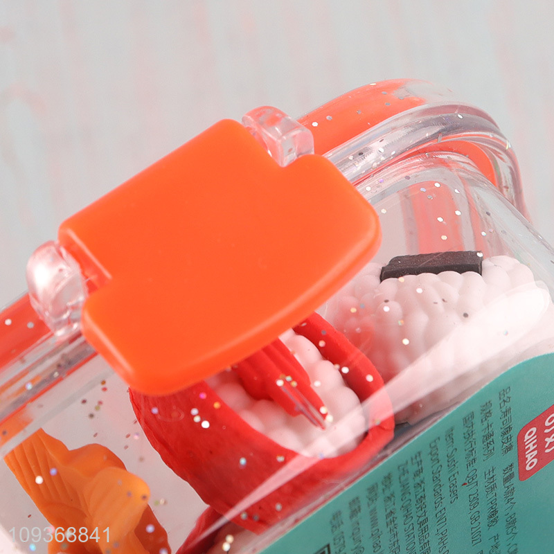 Good quality tpr school students stationery eraser set