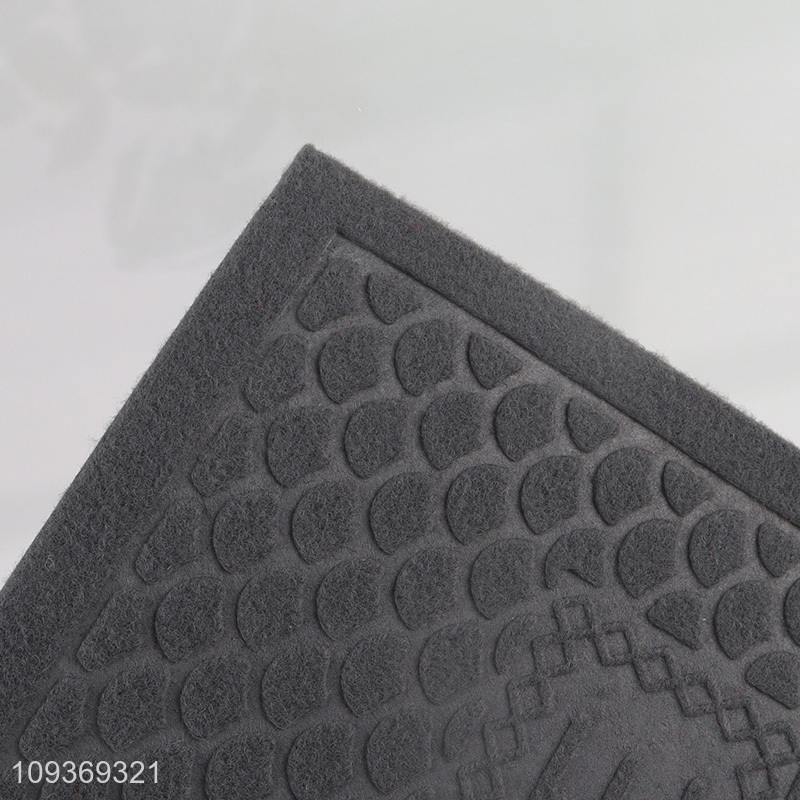 China supplier anti-slip welcome floor mat door mat