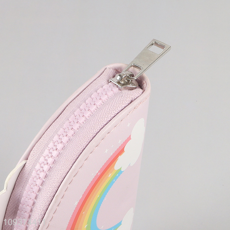 Top selling rainbow waterproof leather wallet wholesale