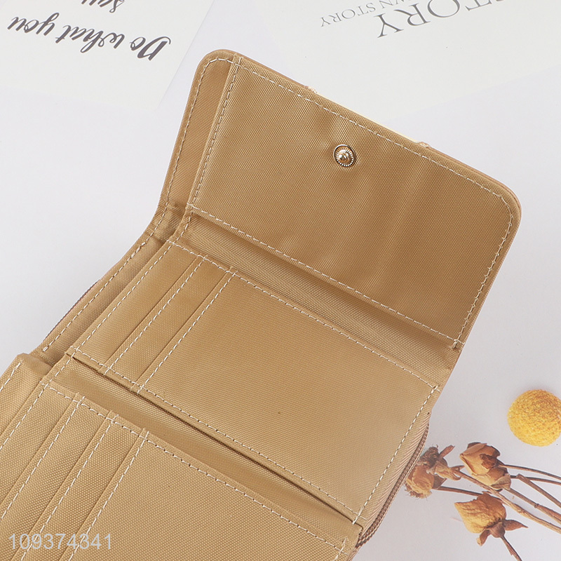 Low price cartoon bear waterproof leather wallet