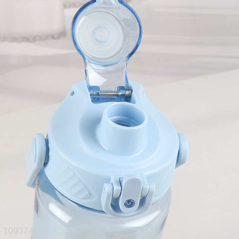 Latest products portable blue water bottle drinking bottle