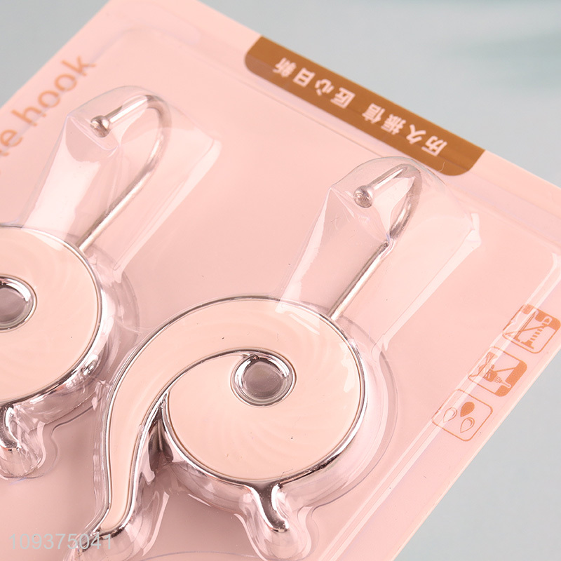 Good price 2pcs sticky hook wall hooks for bathroom kitchen