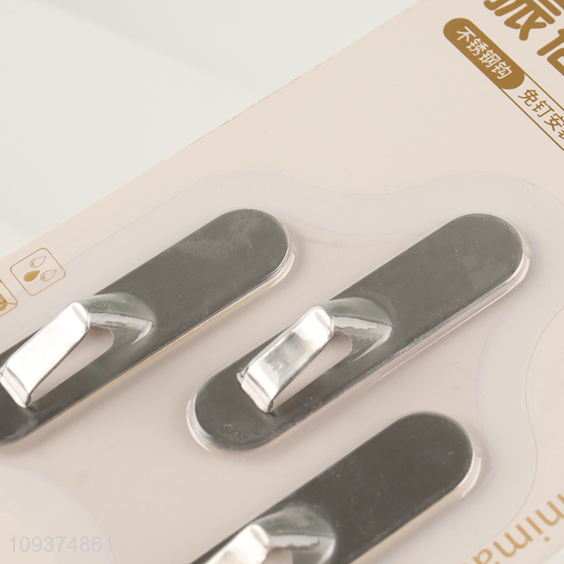 Hot selling 3pcs sticky hook wall hooks set