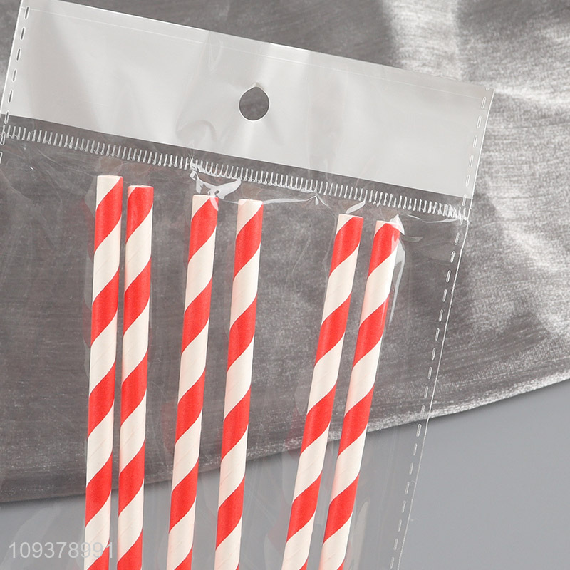China wholesale paper straw drinking straw for Christmas party