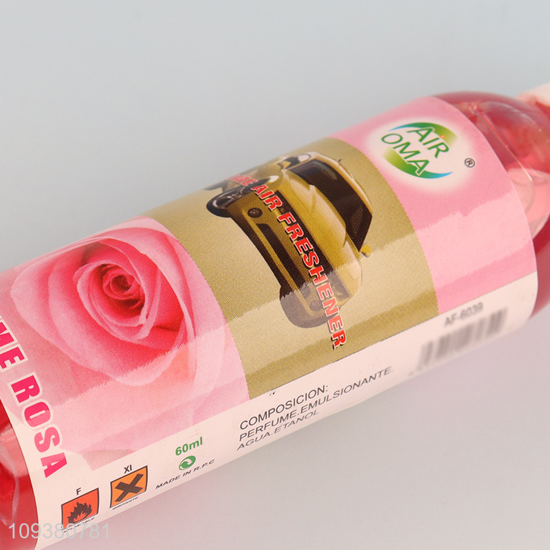 China factory 60ml home air freshener rose perfume