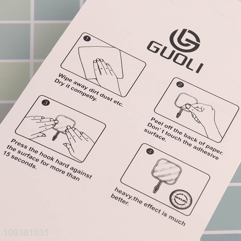 Low price sticky hook wall hook for bathroom kitchen