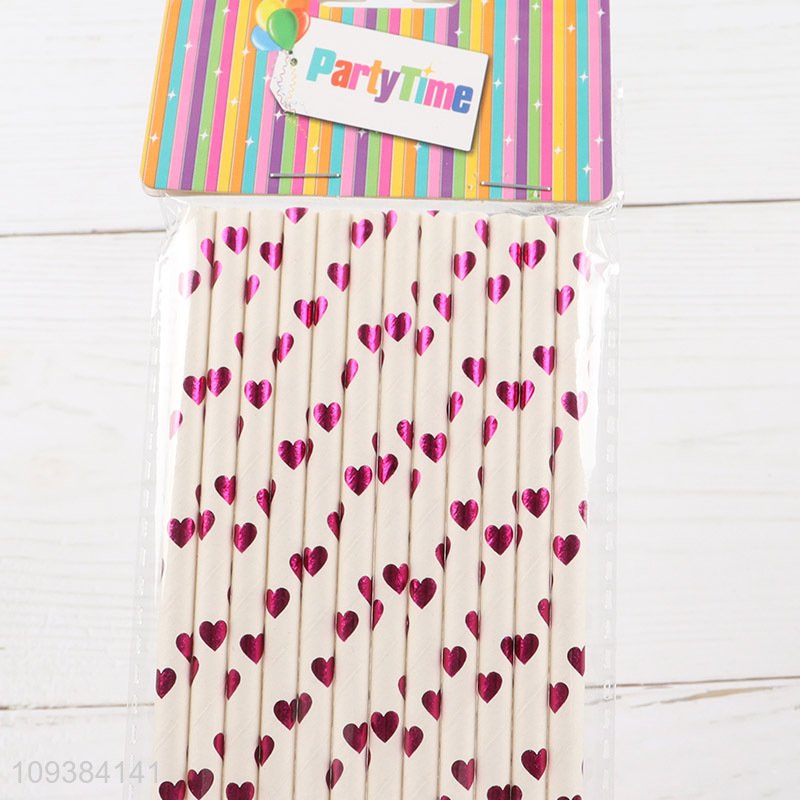 Popular products multicolor disposable straw paper straw