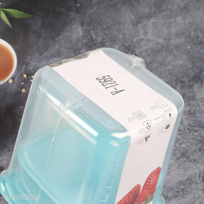 China products 3-piece food container storage box