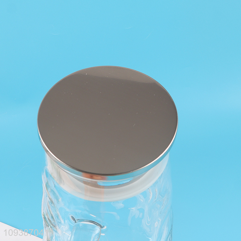 Latest products clear glass water jug tea pot for sale