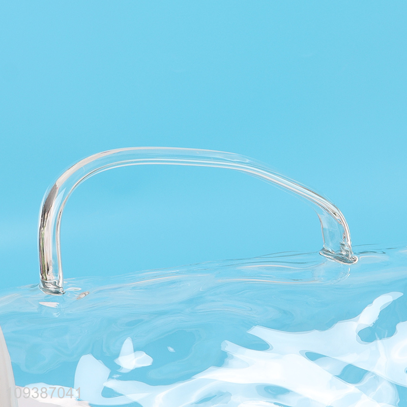 Latest products clear glass water jug tea pot for sale