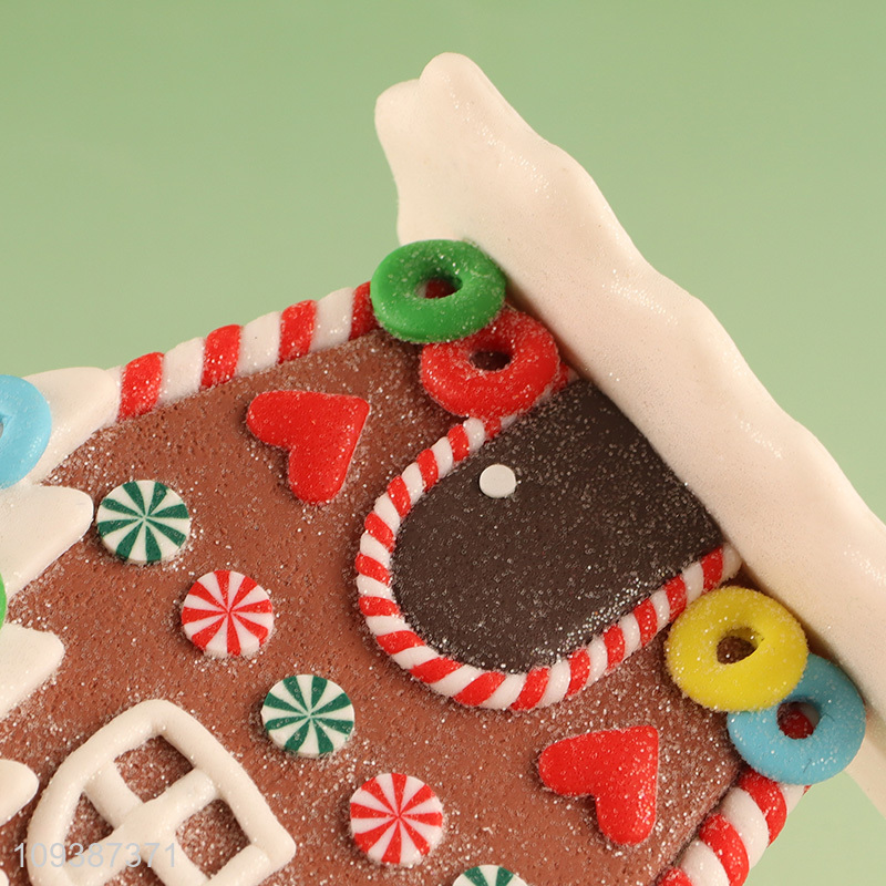 Low price Christmas decoration gingerbread house ornament