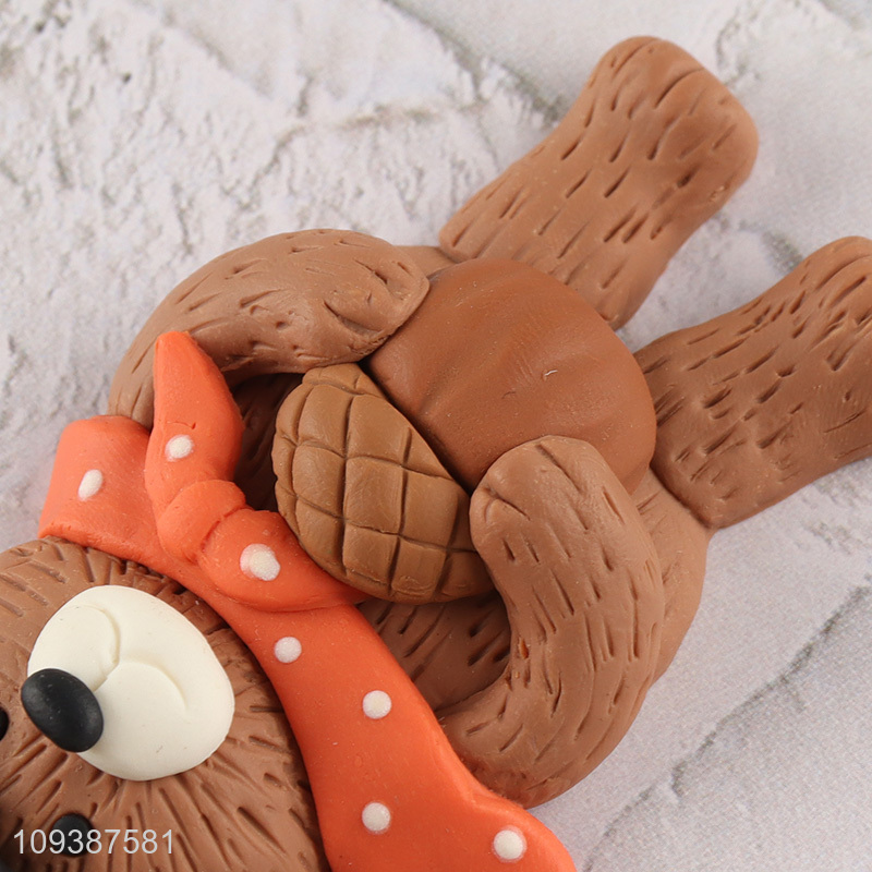 Best selling autumn bear holiday hanging ornament decoration