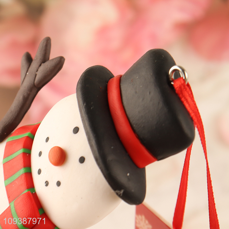 Best quality snowman Christmas hanging ornament decoration