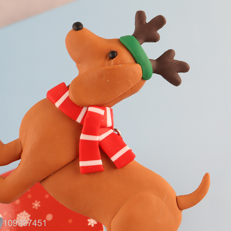 Top quality Christmas puppy hanging ornament for decoration