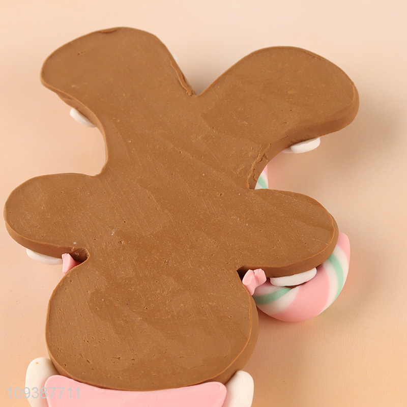 China supplier gingerbread man hanging ornament decoration for Christmas