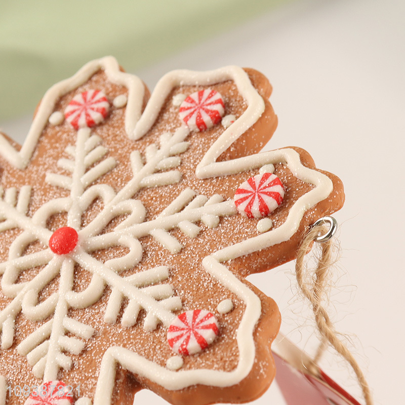 Top sale snowflakes shape Christmas hanging ornament