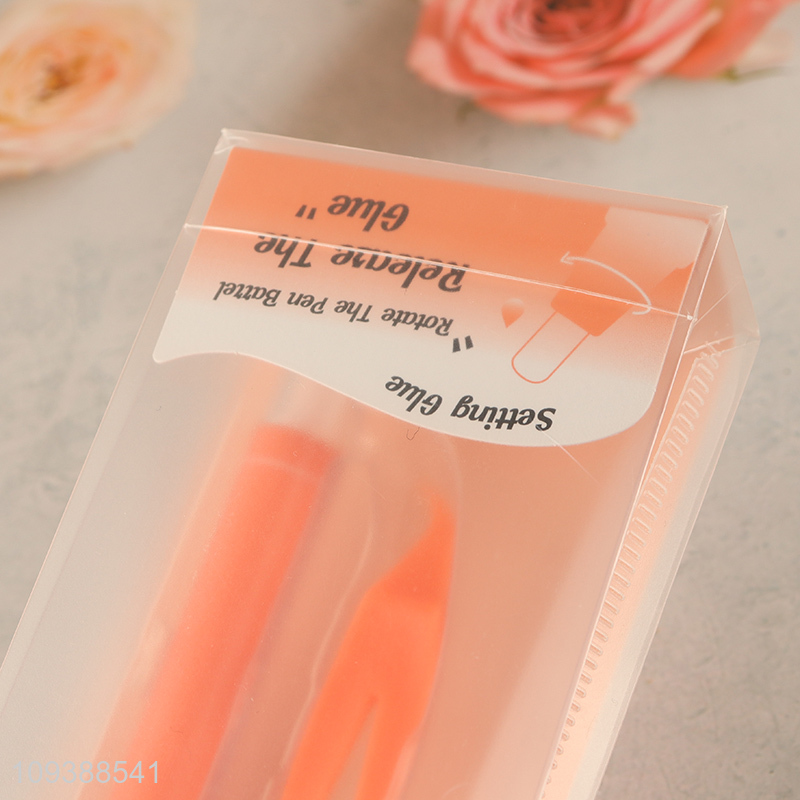 Top quality 2pcs natural waterproof eye glue set