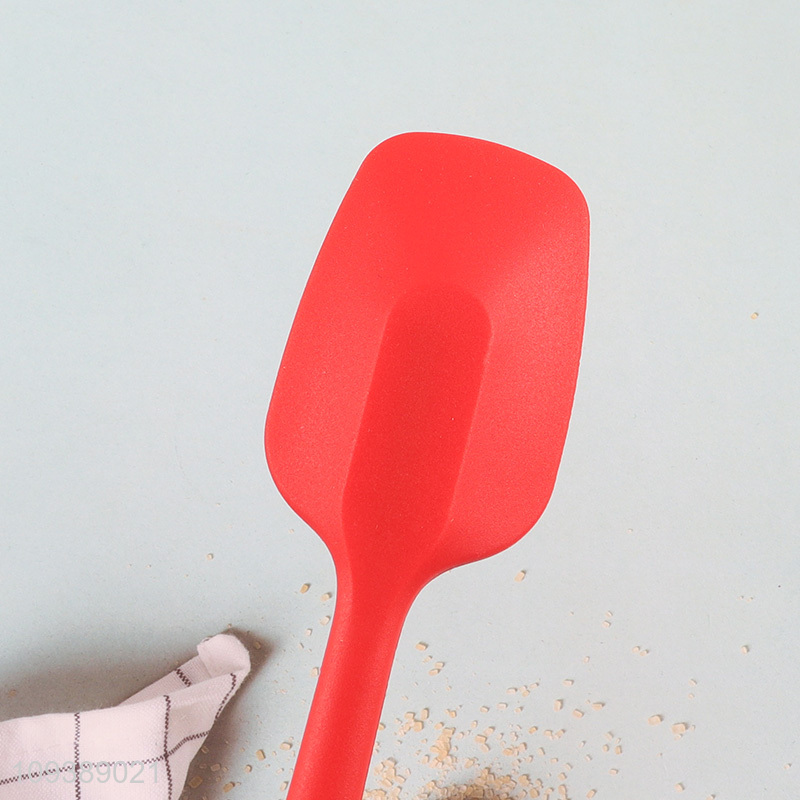 Low price red silicone kitchen utensil spatula