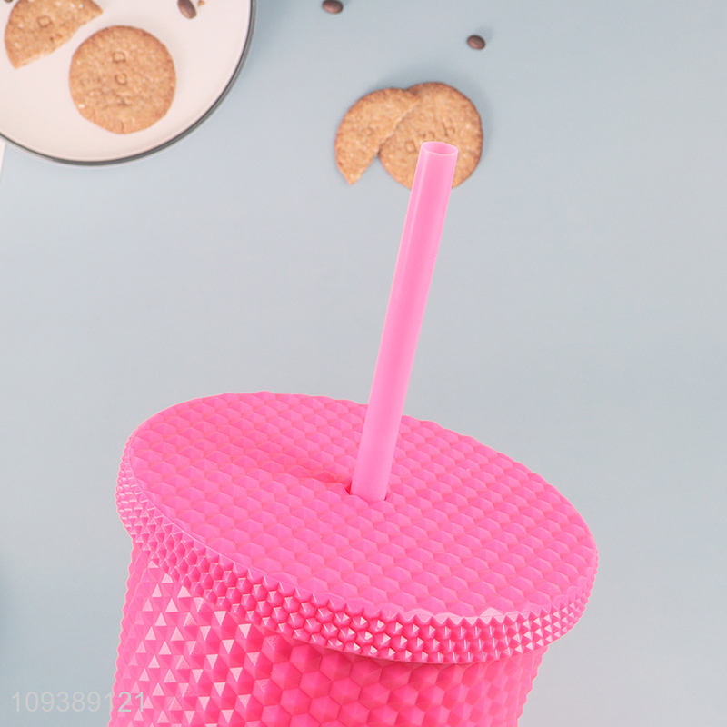 New arrival plastic water cup straw cup