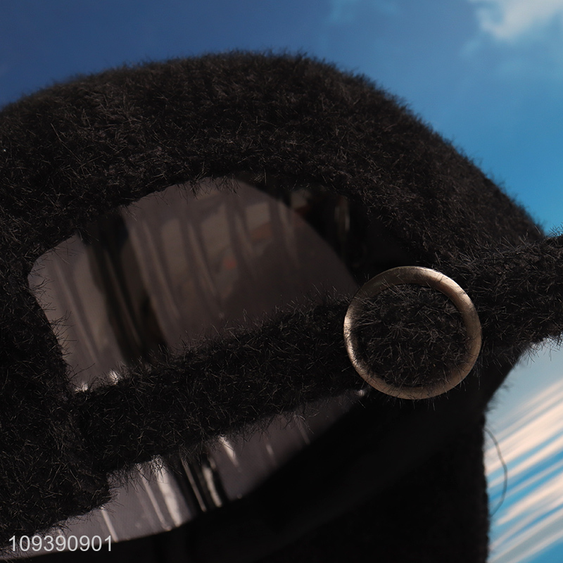 Good quality black fashion peaked hat peaked cap
