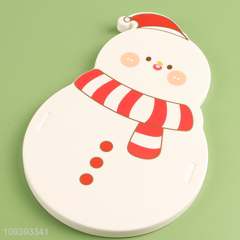 Factory price snowman shape food container plastic lunch box