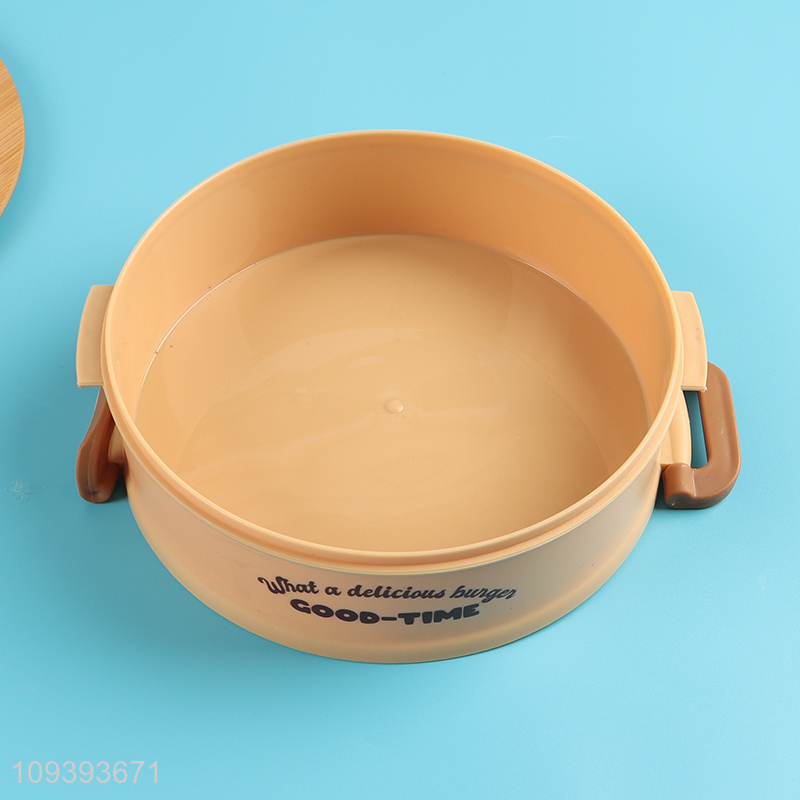 Good selling double-layer food container plastic lunch box