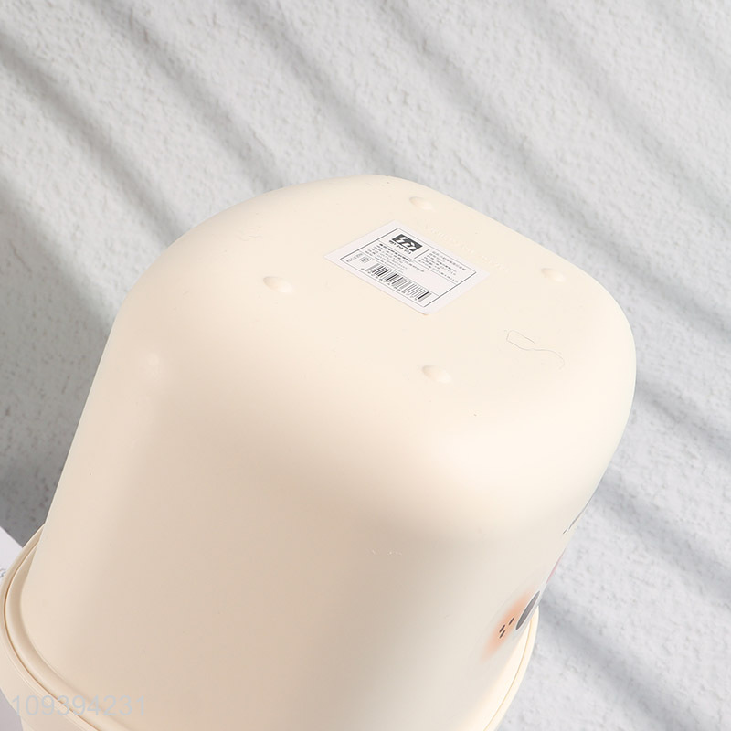 China wholesale mini plastic trash bin for bedroom