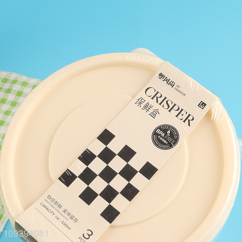 Top quality food-grade crisper plastic food container