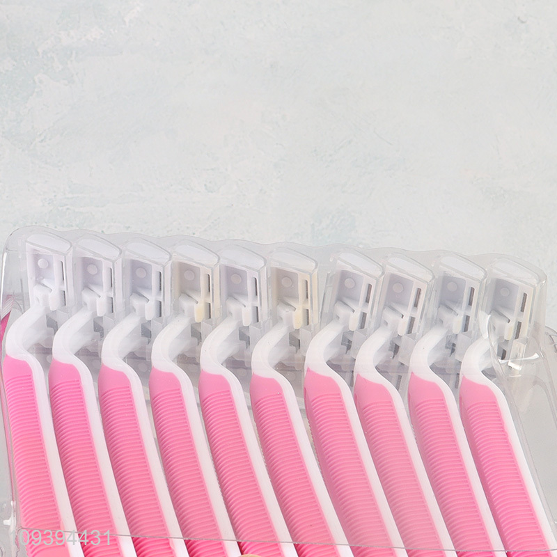 Top products triple blade disposable razor for women