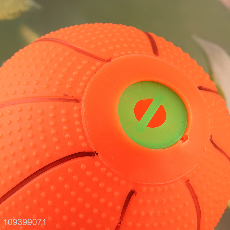 Wholesale pet basketball squeaky ball for dogs