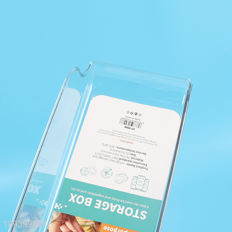 Low price transparent fridge food storage box