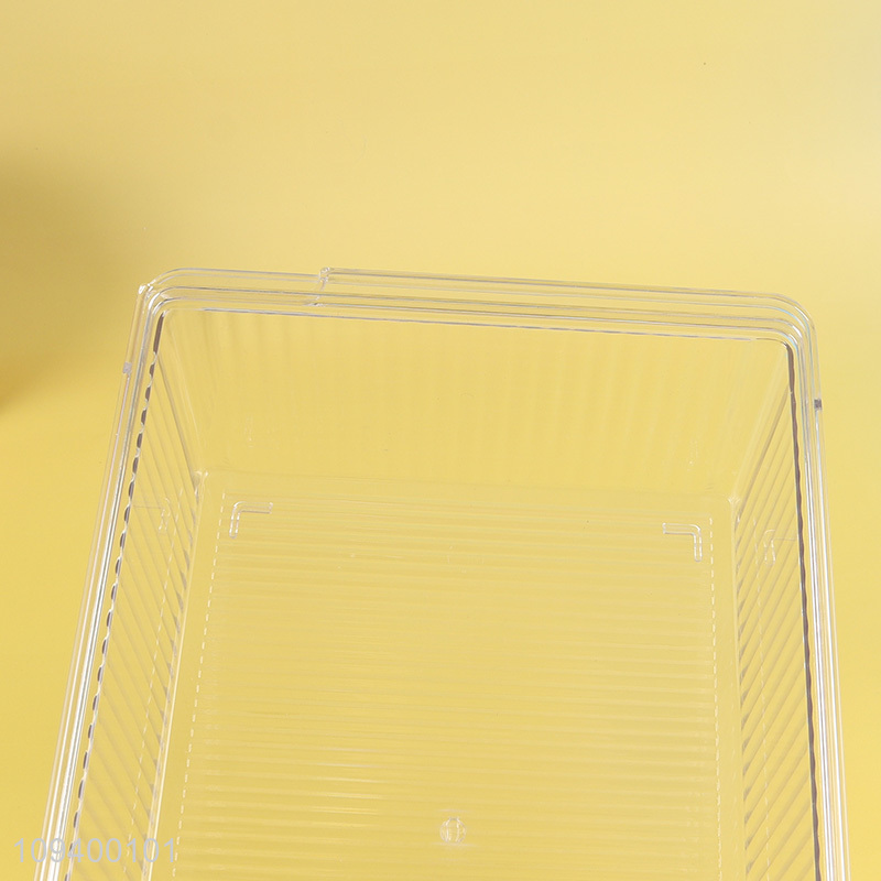 Top sale fresh keeping storage box with lid for fridge food