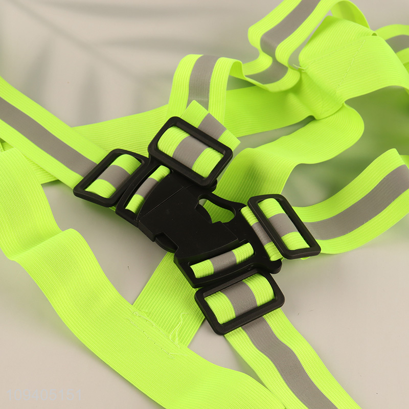 Factory supply multicolor reflective safety harness